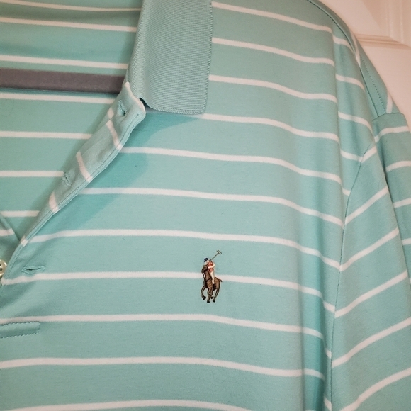 Polo Ralph Lauren Men's Classic Fit Striped Soft-Touch Polo Shirt Sz XL - Picture 3 of 10